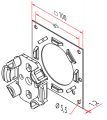 ZF Grundplatte mit Motorlager