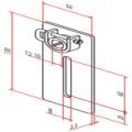 Motorplatte Neubau  fr 10mm Vierkant lsbar