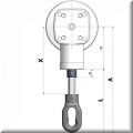 Kegelradgetriebe 5:1 fr Vierkant  13 mm mit Steckbarer se