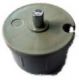 Walzenkappe Nutrohr 70mm mit Rundbolzen 12mm