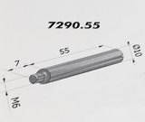 Fixierbolzen 7290.55 fr Kegelradgetriebe 5:1 SW60